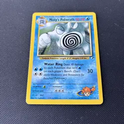 Pokemon Card Gym Heroes Misty's Poliwrath 31/132 WOTC - Image 3