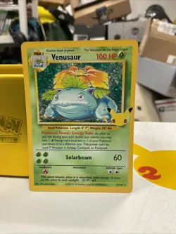 Pokemon Celebrations Venusaur 15/102 Classic Collection Holo Near Mint Card 25th - Image 1