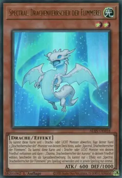 yugioh Spectral, Drachenherrscher der Flimmerei ALIN-DE018 Ultra Rare Deutsch - Image 1
