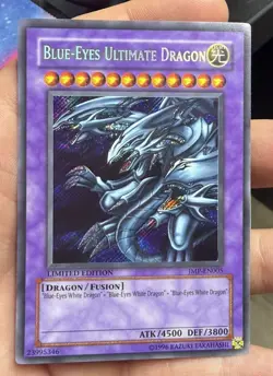 Yugioh BLUE-EYES ULTIMATE DRAGON JMP-EN005, SECRET RARE, SELTENE PROMO LIMITIERT - Image 2