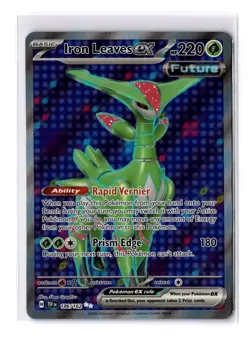 Iron Leaves ex (Full Art) - 186/162 SV Temporal Forces Ultra Rare - NM - POKEMON - Image 1