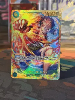 One Piece Monkey.D.Luffy OP13-118 Carrying On His Will Foil SEC #1 - Image 1