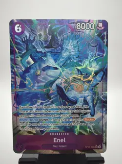 2026 ONE PIECE Card Enel OP15-060 Adventure on KAMI’s Island NM Alt Art - Image 1