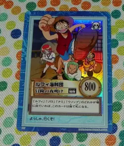 One Piece Carddass Hyper Battle S17 Straw Hats Holo Foil 2000 Card US Seller - Image 1
