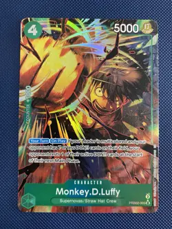 Monkey D. Luffy PRB02-005 V2 Alt Art One Piece TCG English - Image 1