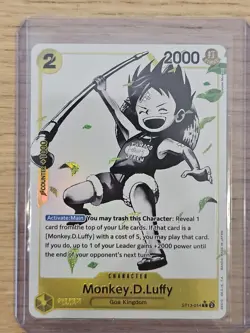 ST13-014 Monkey.D.Luffy C Alt Art One Piece TCG English Card MINT - Image 1