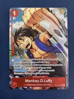 One Piece TCG The Azure Sea's Seven - Monkey D Luffy - Alternate Art - OP14-013 - Image 1