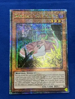 Danger!U TsuchinokoU RA04-EN027 Yugioh Quarter Century Secret Rare Stampede - Image 1