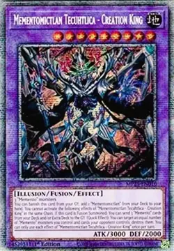 Yugioh MP25-EN010 Mementomictlan Tecuhtlica - Creation King Starlight Rare MINT - Image 1
