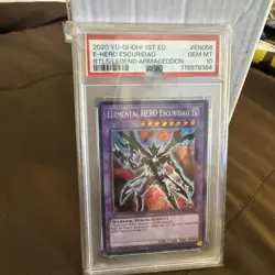 Elemental Hero Escuridao *PSA GEM MINT 10* BLAR-EN056 *Secret Rare* Yugioh - Image 1