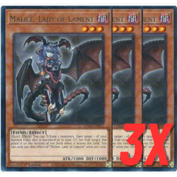 Yugioh Malice, Lady of Lament (TAMA-EN051) 1st Edition RARE (NEAR MINT) (3X) - Image 1