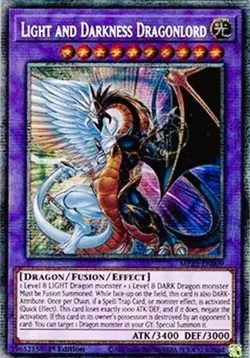 Yugioh MP25-EN009 Light and Darkness Dragonlord Starlight Rare 1st MINT - Image 1
