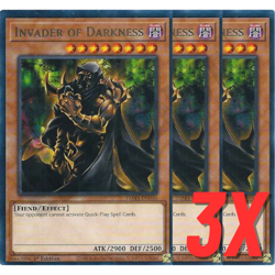 Yugioh Invader of Darkness (TAMA-EN046) 1st Edition RARE (NEAR MINT) (3X) - Image 1