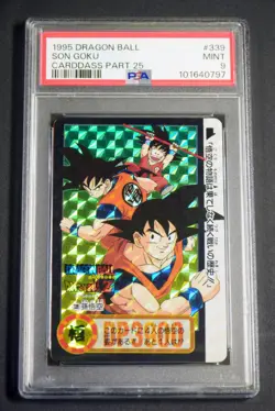 Dragon Ball Carddass Son Goku PSA 9 Made in 1995 No 339 Collectible Card - Image 1