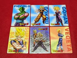 Dragon Ball Z Rare Out of Print Card Set Goku Gohan Special 6pcs Used - Image 1