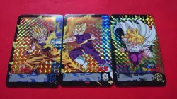 Super Rare Dragon Ball Card Set Goku Vegeta Super Saiyan 2 Saiyan Cards Used - Image 1