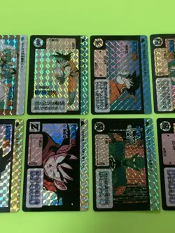 Dragon Ball Carddass Previous Bullet Remake 90 Card Set Complete Used - Image 4