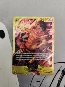 One Piece Card Game CCG TCG Portgas.D.Ace OP07-119 SEC Secret Rare English - Image 1