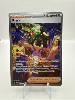Pokemon TCG Kieran 218/167 Sv06: Twilight Masquerade - NM-MINT - Image 1