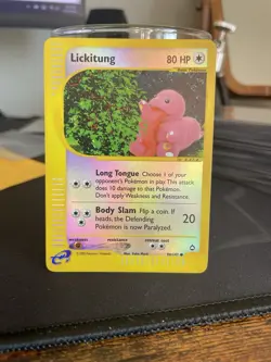 Lickitung YUKA MORII REVERSE HOLO Aquapolis 90/147 2002 Pokemon TCG - Image 1