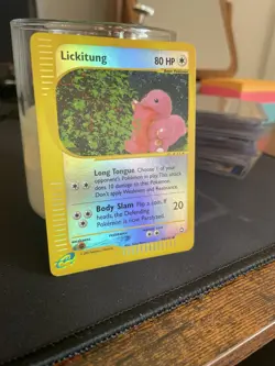 Lickitung YUKA MORII REVERSE HOLO Aquapolis 90/147 2002 Pokemon TCG - Image 2