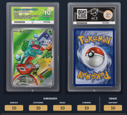 Pokemon Bulbasaur 037 Promo First Partner Illustration ACE 10 Perfect Subs #84 - Image 3