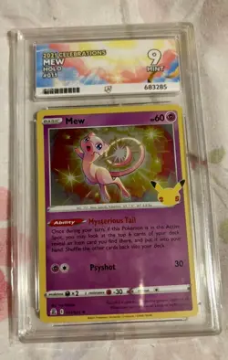Pokemon TCG Mew Celebrations 011/025 Holo Rare Ace 9 Mint! ⭐ 🚐💨 - Image 1