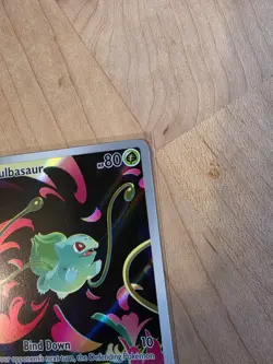 Pokemon Bulbasaur 133/132 Me01: Mega Evolution Stamped Illustration Rare Holo - Image 3