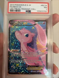 Pokemon Mew EX RC24/RC25 Legendary Treasures Full Art Holo Ultra Rare PSA 7 2013 - Image 3
