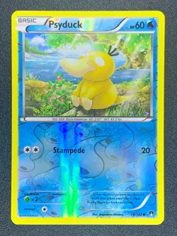 Psyduck 16/122 Common Breakpoint Pokemon 2016 Reverse Holo - Image 1
