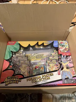 Pokemon TCG Ascended Heroes Premium Poster Collection Lucario BRAND NEW 🌟 - Image 1