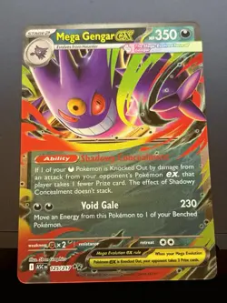 Mega Gengar EX 125/217 Ascended Heroes Pokemon TCG Near Mint - Image 1