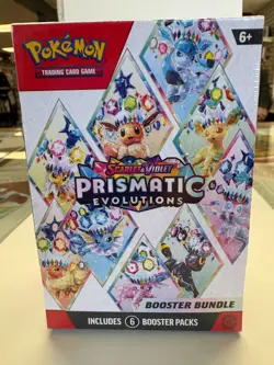 Factory sealed Pokemon TCG Scarlet & Violet Prismatic Evolutions Booster Bundle - Image 1