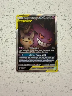 Pokemon TCG Gengar & Mimikyu GX Alt Art 165/181 - Image 1