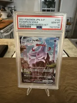 Full-Art Espeon VMAX Pokemon 2021 Special Set Promo Japanese 189/S-P - Image 1