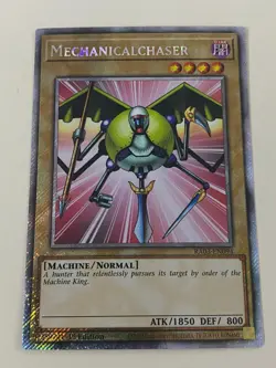 Yugioh Mechanicalchaser x 3 - 1st Edition Platinum Secret Rare NM - Free Holo A - Image 4