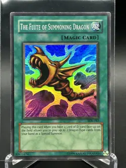 Yugioh TCG Lord Of D. SDK-041 + The Flute Of Summoning Dragon SDK-042 Holo LP/MP - Image 2
