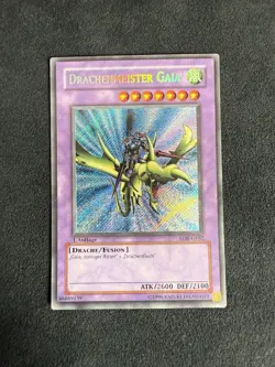 Yugioh Drachenmeister Gaia 1. Auflage LOB Legend Of Blue Eyes White Dragon EX++! - Image 1