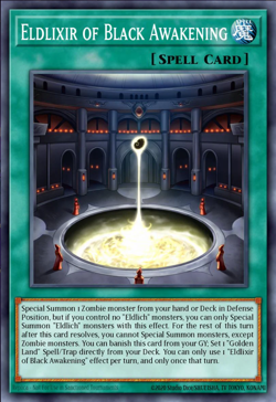 YuGiOh! Eldlixir Of Black Awakening RA05-EN065 Rarity Collection 5 PREORDER - Image 1