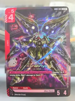 Kshatriya Foil - GD01-044 NM - Gundam TCG Card Game - Image 1