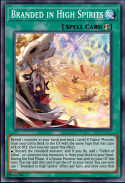 YuGiOh Branded in High Spirits RA05-EN067 Rarity Collection - Image 1