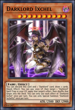 YuGiOh Darklord Ixchel RA05-EN010 Rarity Collection - Image 1