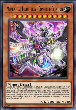 Yu-Gi-Oh Mementoal Tecuhtlica - Combined Creation RA05-EN029 Rarity 5 PREORDER - Image 1