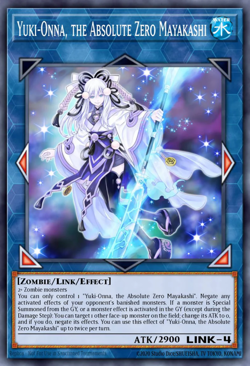 Yu-Gi-Oh! Yuki-Onna, the Absolute Zero Mayakashi RA05-EN057 Rarity 5 PREORDER - Image 1