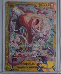 Bandai One Piece Card Game Monkey D. Luffy EB04-061 Egghead SR Foil Alt Art - Image 1