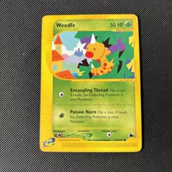 Pokemon Card Skyridge Weedle 115/144 E Series Pokemon TCG - Image 1