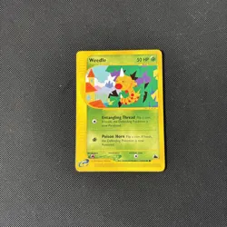 Pokemon Card Skyridge Weedle 115/144 E Series Pokemon TCG - Image 2