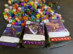 Yu-Gi-Oh! Dice Masters large lot - instant collection - cards AND dice - Image 1