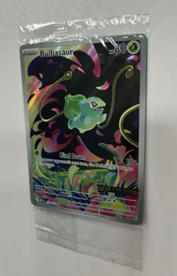 Pokemon Bulbasaur Holo Card 133/132 Me01: Mega Evolution NM Condition Sealed - Image 1