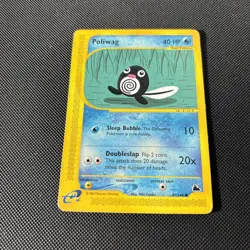 Pokemon Card Skyridge Poliwag 87/144 E Series Pokemon TCG - Image 3